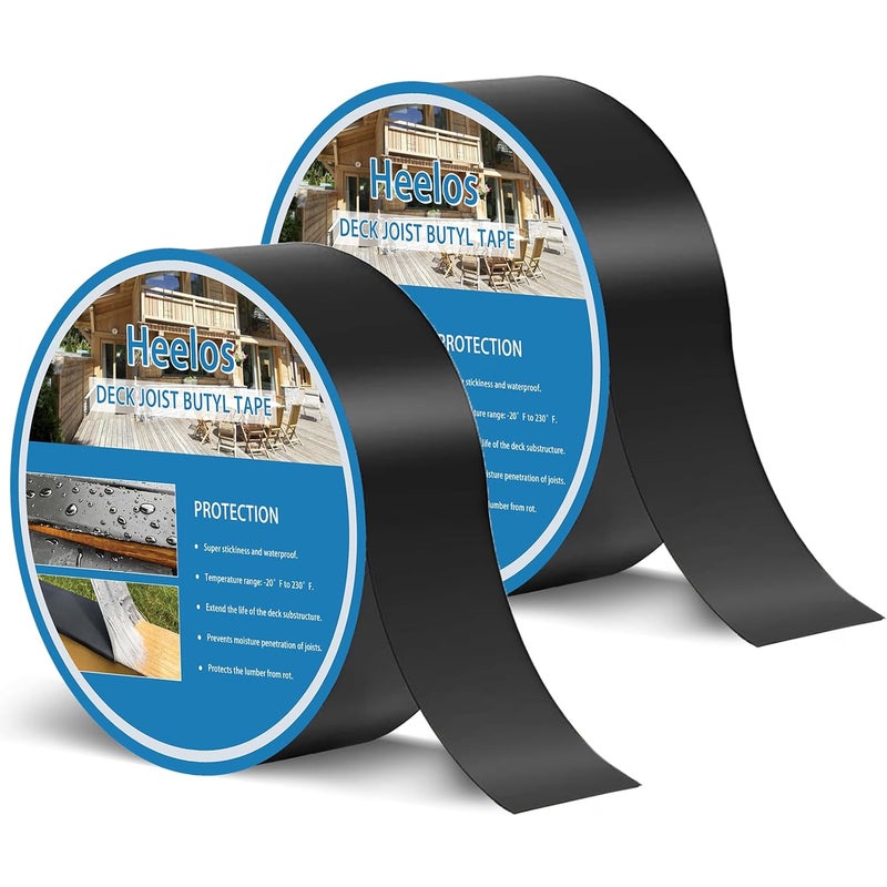 2 Pack Butyl Deck Joist Tape Flashing Tape for Window Beam